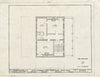 Blueprint 5. Third Floor Plan - Smyth-Letherbury House, 107 Water Street, Chestertown, Kent County, MD