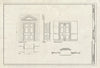 Blueprint HABS MD,11-FRED.V,10- (Sheet 20 of 31) - Rose Hill Manor, 1611 North Market Street, Frederick, Frederick County, MD