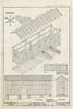 Blueprint HABS MD,22-Sharp.V,3C- (Sheet 1 of 1) - Joseph Sherrick Farm, Corn Crib, Burnside Bridge Road (Rural Route 1), Sharpsburg, Washington County, MD