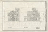 Blueprint HABS MD,22-Sharp,1A- (Sheet 4 of 8) - Antietam National Cemetery, Lodge House, Shepherdstown Pike (State Route 34), Sharpsburg, Washington County, MD