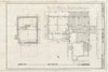 Blueprint HABS MD,22-Sharp.V,30A- (Sheet 1 of 5) - Mumma Farm, House, Smoketown Road, Sharpsburg, Washington County, MD