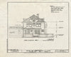 Blueprint HABS MD,17-CHEV,1- (Sheet 4 of 4) - The Bellamy House, 2819 Cheverly Avenue, Cheverly, Prince George's County, MD