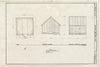 Blueprint HABS MD,22-Sharp.V,30-D- (Sheet 1 of 1) - Mumma Farm, Smokehouse, Smoketown Road, Sharpsburg, Washington County, MD