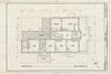 Blueprint HABS MD,11-FRED.V,18- (Sheet 4 of 17) - Gambrill House, Urbana Park, Frederick, Frederick County, MD