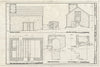 Blueprint HABS MD,22-Sharp.V,30-C- (Sheet 1 of 2) - Mumma Farm, Springhouse, Smoketown Road, Sharpsburg, Washington County, MD