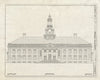 Blueprint HABS MD,8-PODEP.V,1A- (Sheet 6 of 10) - Jacob Tome Institute, Memorial Hall, Tome Road, Port Deposit, Cecil County, MD