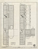 Blueprint Theater Level and Second Floor Plans North Wing - Evergreen, 4545 North Charles Street, Baltimore, Independent City, MD