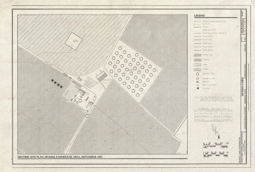 Blueprint HALS MD-2 (Sheet 6 of 7) - Mumma Farm, Smoketown Road, Sharpsburg, Washington County, MD