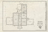 Blueprint First Floor Plan - Thomas Farm, House, 4632 Araby Church Road, Frederick, Frederick County, MD