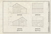 Blueprint Elevations - Joseph Poffenberger Farm, Shop, 17834 Mansfield Avenue, Sharpsburg, Washington County, MD