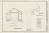 Blueprint Section & Details - Thomas Farm, Corn Crib, 4632 Araby Church Road, Frederick, Frederick County, MD
