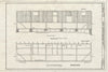Blueprint Section - Thomas Farm, Corn Crib, 4632 Araby Church Road, Frederick, Frederick County, MD