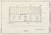 Blueprint Section - Thomas Farm, Stone Tenant House, 4632 Araby Church Road, Frederick, Frederick County, MD
