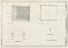 Blueprint Plans and Details - Thomas Farm, Frame Shed, 4632 Araby Church Road, Frederick, Frederick County, MD
