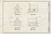 Blueprint Elevations - Joseph Parks Farm, Kitchen, 16442 Shepherdstown Pike, Sharpsburg, Washington County, MD