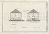 Blueprint Section B-B, South Wall & Section C-C, North Wall - Best Farm, Barn, 4871 Urbana Pike, Frederick, Frederick County, MD
