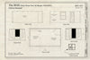 Blueprint Plan of HOD, West Wall, East Wall, South Wall, North Wall, Location of HOD Within House - The HOD House, 512 Seth Street, Oxford, Talbot County, MD
