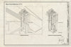 Blueprint Isometric with Walls, Isometric of Frame and Equipment - Bates Hoist Machine, 1512 Fleet Street, Baltimore, Independent City, MD