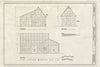 Blueprint Sections - Spye Park Tobacco Barn, 10199 Griffiths Lane, White Plains, Charles County, MD