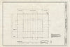 Blueprint Framing Plan - Warington Tobacco Barn, 2708 Enterprise Road, Mitchellville, Prince George's County, MD