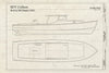 Blueprint Profile/Plan - M/V Colleen, Tall Timbers, St. Mary's County, MD