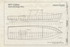 Blueprint Inboard Profile/Plan - M/V Colleen, Tall Timbers, St. Mary's County, MD