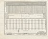 Blueprint Side Elevation, Roof Plan - Covered Bridge, Harry Cane Road Spanning Presumpscot River, South Windham, Cumberland County, ME