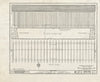Blueprint Side Elevation, Roof Plan - Covered Bridge, Harry Cane Road Spanning Presumpscot River, South Windham, Cumberland County, ME