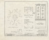 Blueprint HABS ME,3-Wind.V,1- (Sheet 1 of 9) - Hanson House, Albion Road, Windham Center, Cumberland County, ME