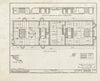 Blueprint HABS ME,6-AUG,1- (Sheet 2 of 17) - Fort Western, Main Building, Bowman Street, Augusta, Kennebec County, ME