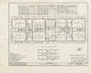 Blueprint HABS ME,6-AUG,1- (Sheet 4 of 17) - Fort Western, Main Building, Bowman Street, Augusta, Kennebec County, ME
