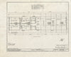 Blueprint HABS ME,6-AUG,1- (Sheet 5 of 17) - Fort Western, Main Building, Bowman Street, Augusta, Kennebec County, ME