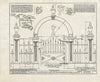 Blueprint HABS ME,16-Ken,6C- (Sheet 1 of 4) - George W. Bourne House (Fence), 104 Summer Street (State Route 35), Kennebunk, York County, ME