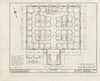 Blueprint HABS ME,8-ALNA,1- (Sheet 1 of 12) - Alna Meeting House, State Route 218, Alna, Lincoln County, ME