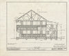 Blueprint HABS ME,8-ALNA,1- (Sheet 6 of 12) - Alna Meeting House, State Route 218, Alna, Lincoln County, ME