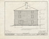 Blueprint HABS ME,8-CEGRO,1- (Sheet 7 of 19) - Pownalborough Court House, State Route 128, Cedar Grove, Lincoln County, ME