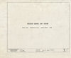 Blueprint HABS ME,8-DAMARM,2- (Sheet 0 of 6) - Daniel Day House, East Side of Bristol Road (State Route 129), South of U.S. Route 1, Damariscotta Mills, Lincoln County, ME