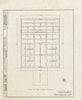 Blueprint HABS ME,8-WABO,1- (Sheet 2 of 18) - German Lutheran Church, State Route 32, Waldoboro, Lincoln County, ME