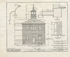 Blueprint HABS ME,8-WISC,4- (Sheet 4 of 9) - Old Academy, Warren & Hodge Streets, Wiscasset, Lincoln County, ME