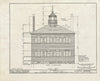 Blueprint HABS ME,8-WISC,4- (Sheet 5 of 9) - Old Academy, Warren & Hodge Streets, Wiscasset, Lincoln County, ME