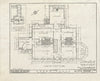 Blueprint HABS ME,8-WISC,5- (Sheet 2 of 19) - Hodge House, Hodge Street & Route 1, Wiscasset, Lincoln County, ME