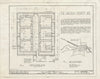 Blueprint HABS ME,8-WISC,7- (sheet 1 of 3) - Lincoln County Jail, East side of Federal Street (State Route 218), North of Main Street (U.S. Route 1), Wiscasset, Lincoln County, ME
