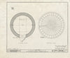 Blueprint HABS ME,8-WISC,6- (Sheet 1 of 3) - Powder House, Wiscasset, Lincoln County, ME
