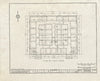 Blueprint HABS ME,9-Port,1- (Sheet 2 of 11) - Porter Meeting House, Mill Brook, Porter, Oxford County, ME