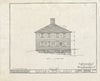 Blueprint HABS ME,12-ROB,1- (Sheet 6 of 19) - Benjamin Riggs House, Riggs Cove, Robinhood, Sagadahoc County, ME