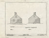 Blueprint HABS ME,5-SOWHA.V,1- (Sheet 5 of 6) - Carroll House, State Route 102, Mount Desert Island, Southwest Harbor, Hancock County, ME