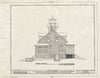 Blueprint HABS ME,15-SACRI,1-A- (Sheet 7 of 9) - St. Croix Island National Monument, Lighthouse & Residence, Bar Harbor, Hancock County, ME