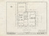 Blueprint HABS ME,16-SACO,2- (Sheet 3 of 14) - Cutts Mansion, 53 Main Street (Moved to York County, Saco, Glen Haven Circle), Saco, York County, ME