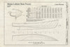 Blueprint Maine Lobster Boat Poozie Lines Drawing - Maine Lobster Boat Poozie, Stonington Marina, Stonington, Hancock County, ME