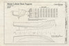 Blueprint Maine Lobster Boat Peggotty, Lines Drawing - Maine Lobster Boat Peggotty, Stanley Storage Yard, Southwest Harbor, Hancock County, ME